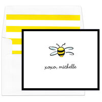 Bees Foldover Note Cards