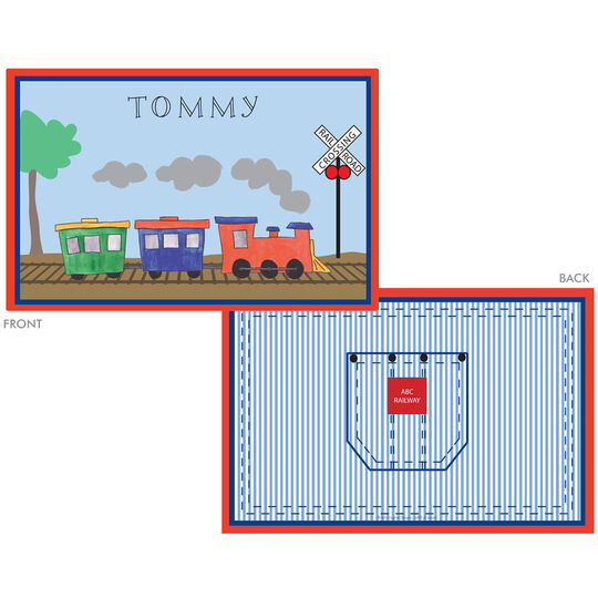 All Aboard Laminated Placemat