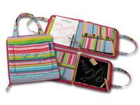 Pink Stripe Doodle Bag