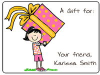 The Big Present Gift Stickers