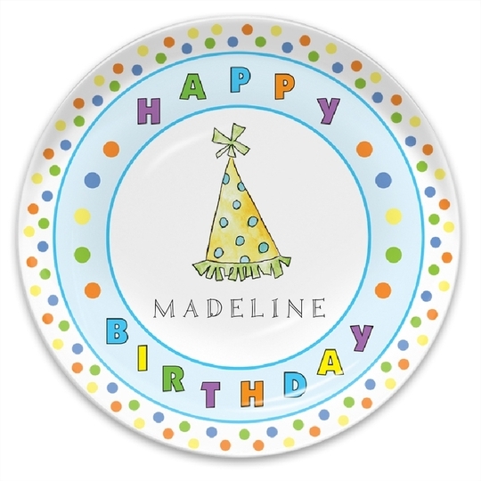 Party Hats Children's Plate