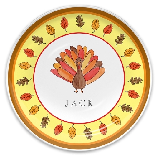 Tom Turkey Children's Plate