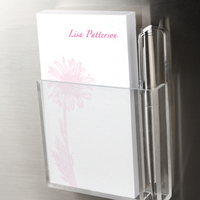 Floral List Fridge Mates with Magnetic Holder