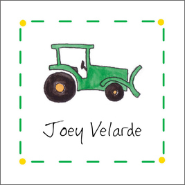 Green Tractor Gift Enclosures