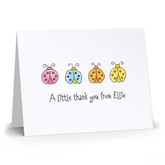 Ladybug Folded Note Cards