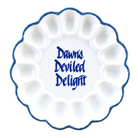 Personalized Pottery Deviled Egg Plate
