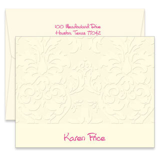 Triple Thick Embossed Damask