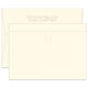 Triple Thick One Initial Flat Note Cards - Embossed Image 1 of 2