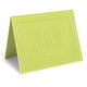 Citrus Classic Monogram Frame Folded Note Cards - Embossed Image 1 of 3