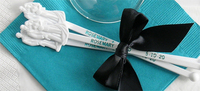 Personalized Bride and Groom Swizzle Sticks