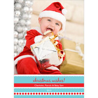 Dotty Bands Frost Photo Cards