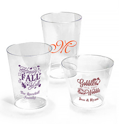 Personalized Clear Plastic Cups for All Occasions