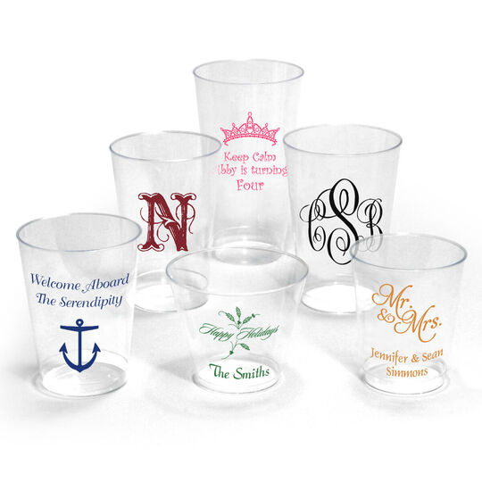 Personalized Clear Plastic Cups for All Occasions