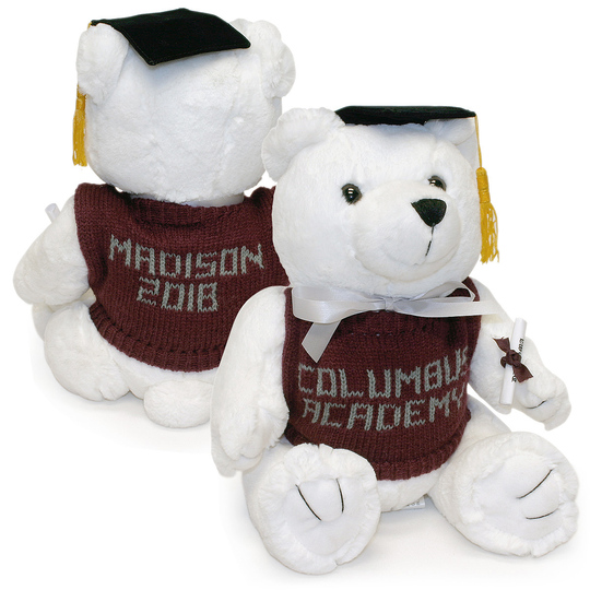 graduation bear personalized