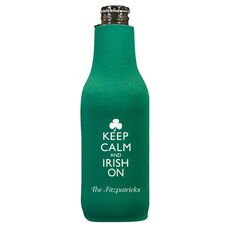 Keep Calm and Irish On Bottle Huggers