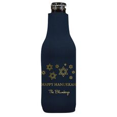 Modern Jewish Star Galaxy Bottle Huggers