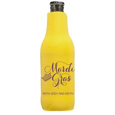 Mardi Gras Crown Bottle Huggers