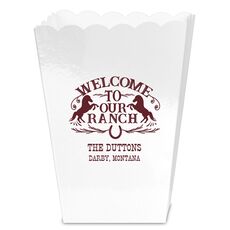 Welcome To Our Ranch Mini Popcorn Boxes