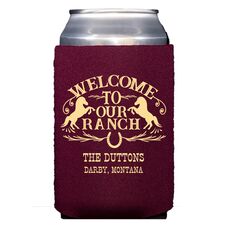 Welcome To Our Ranch Collapsible Huggers