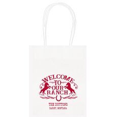 Welcome To Our Ranch Mini Twisted Handled Bags
