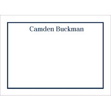 Triple Thick Ace Flat Note Cards - Raised Ink