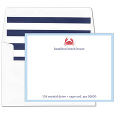 Crab Flat Note Cards