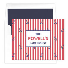 Anchor Folded Note Cards