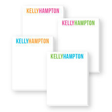 Personalized Kids' Notebook Set with Name in Word Art