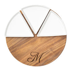 Acacia 12 inch Round Fête Set