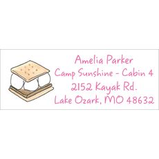 S'more News Return Address Labels