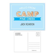 Camp Letters Flat Postcards