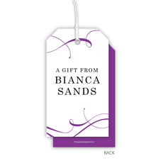 Elegant Flourish Hanging Gift Tags