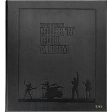 Rock N Roll Album Personalized Leather Book
