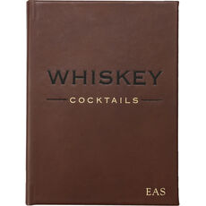 Whiskey Cocktails Personalized Leather Book