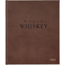 World Whiskey Personalized Leather Book