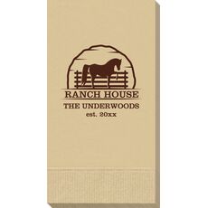 Horse Ranch House Guest Towels