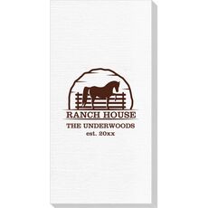Horse Ranch House Deville Guest Towels