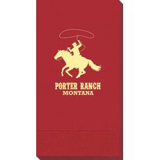 Lasso Cowboy Guest Towels