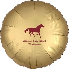 Galloping Horse Mylar Balloons
