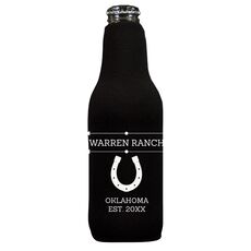 Horseshoe Napkins Bottle Huggers