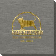 Bull Ranch House Bamboo Luxe Napkins