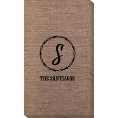 Barbed Wire Bamboo Luxe Guest Towels