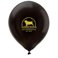 Bull Ranch House Latex Balloons