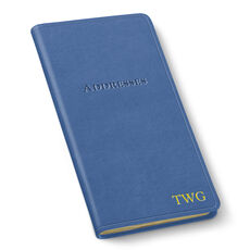 Leather Pocket Address Book (3.25 x 6 in)