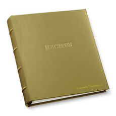 Hardcover Leather Recipe Organizer