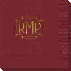 Interlocking Frame Monogram Napkins