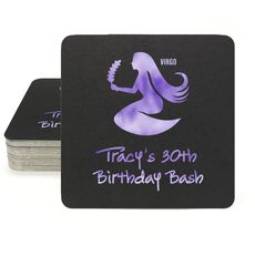 Pick Your Zodiac Square Coasters
