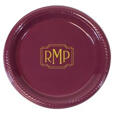 Interlocking Frame Monogram Plastic Plates