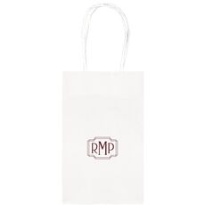 Interlocking Frame Monogram Medium Twisted Handled Bags