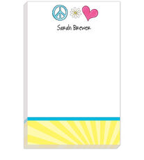 Peace Love Notepads